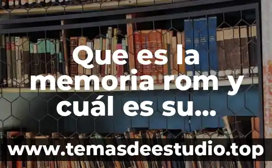 Que es la funcion del signo linguistico 6 Que es la memoria rom y cuál es su función