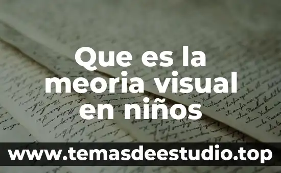 Que es ser little bdsm 3 Que es la meoria visual en niños