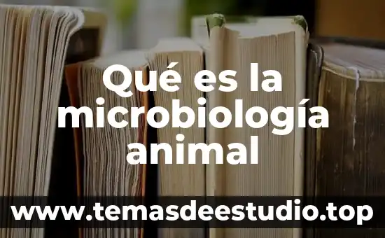 Que es lo que tenemos que ninguun otro animal tiene 6 Qué es la microbiología animal