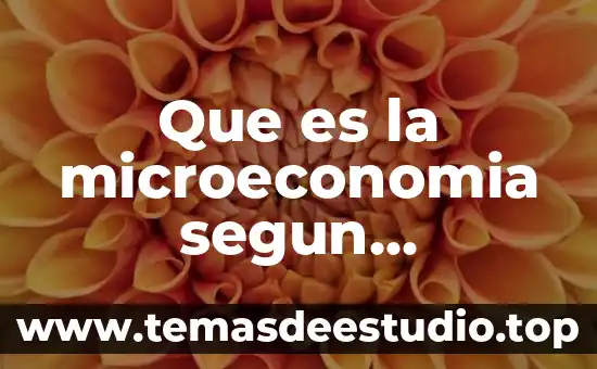 Que es la microeconomia segun samuelson