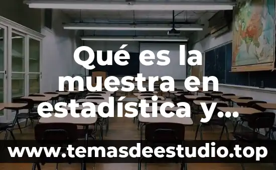 Qué es la muestra en estadística y por qué es importante
