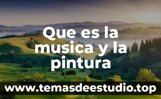 Pintura en arquitectura que es 7 Que es la musica y la pintura