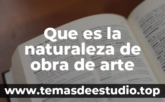 Que es el arte de lo oculto 6 Que es la naturaleza de obra de arte