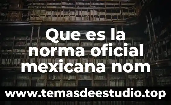 Que es el documento oficial de identidad 8 Que es la norma oficial mexicana nom