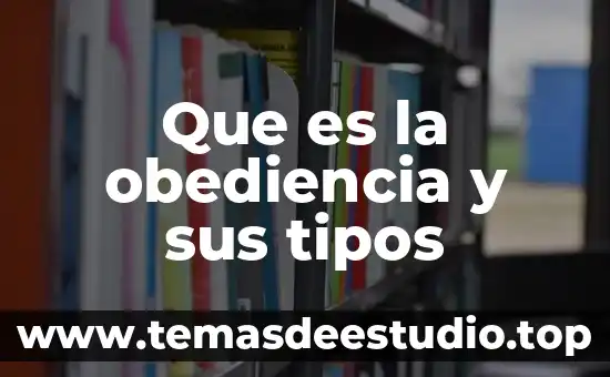Que es un pronostico y sus tipos 3 Que es la obediencia y sus tipos