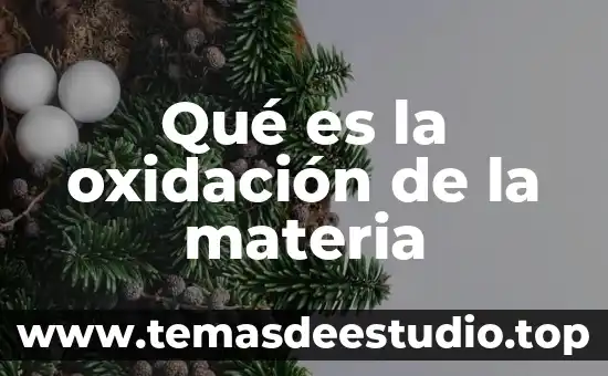 Que es la donacion en materia de humanismo 3 Qué es la oxidación de la materia