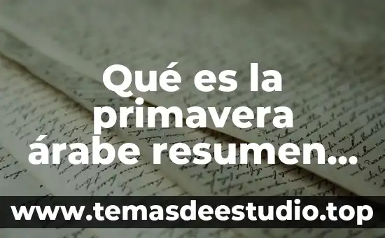 Para el dengue que es bueno tomar 8 Qué es la primavera árabe resumen corto
