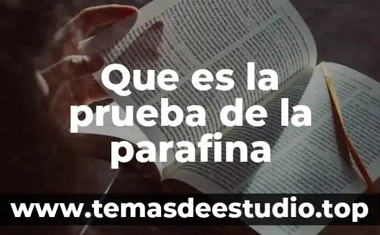 Que es una planta tratadora de agua yahoo 4 Que es la prueba de la parafina