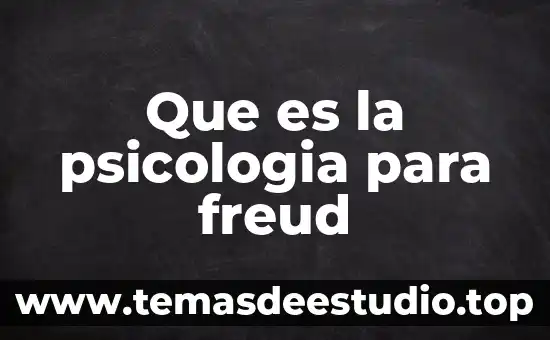 Qué significa conciencia moral según Freud 4 Que es la psicologia para freud