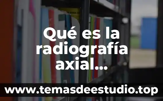 Que es ser ambientalista 4 Qué es la radiografía axial computarizada y para qué sirve