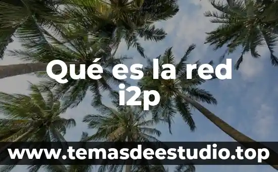Qué es un parámetro de red 6 Qué es la red i2p