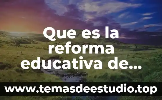 Qué es la reforma fiscal o hacendaria 7 Que es la reforma educativa de aml
