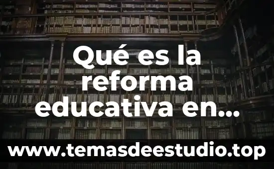 Qué es la reforma educativa en México 2015