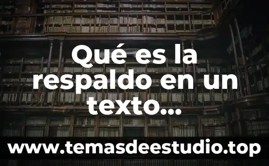 Qué es método de respaldo bases de datos slideshare 8 Qué es la respaldo en un texto argumentativo