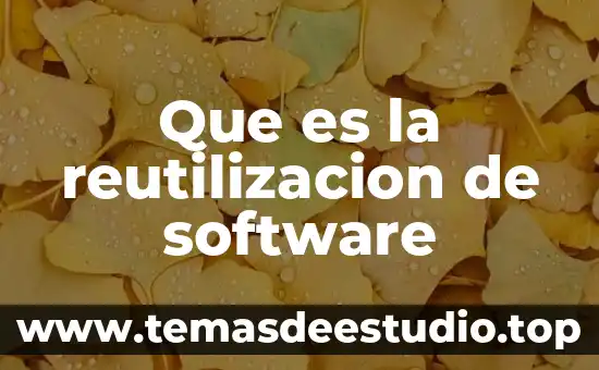 Qué es SDK Software Development Kit 8 Que es la reutilizacion de software