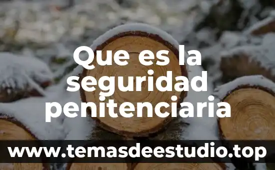 Que es el movimiento de los 45 3 Que es la seguridad penitenciaria