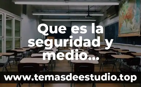 Qué es el ambiente y la cultura corporativa 6 Que es la seguridad y medio ambiente