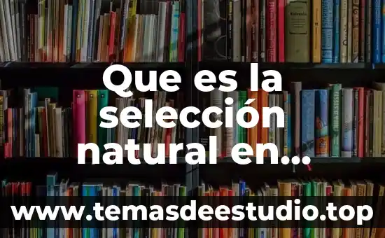Biologia que es eco sufijo griego 3 Que es la selección natural en biologia