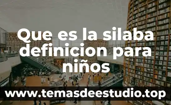 Qué es esquizofrenia definición 6 Que es la silaba definicion para niños