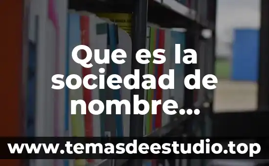 Que es una sociedad anonima y sociedad de responsabilidd limitaa 7 Que es la sociedad de nombre colectivo