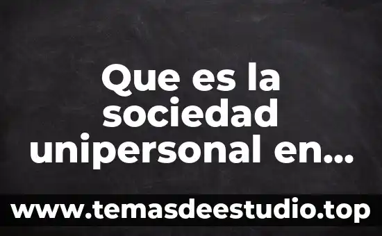 Que es sociedad y organizacion social 6 Que es la sociedad unipersonal en bolivia