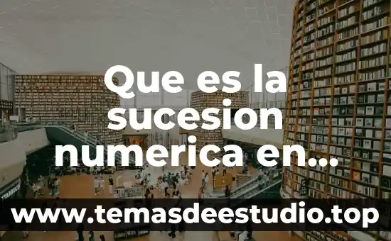 Que es corresponsabilidad ente representacion numerica y grafica 4 Que es la sucesion numerica en brainly