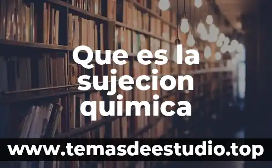 Qué es electrolito débil en química 7 Que es la sujecion quimica