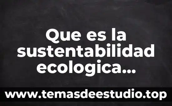 Por que es importante la sustentabilidad en la arquitectura 4 Que es la sustentabilidad ecologica ejemplos