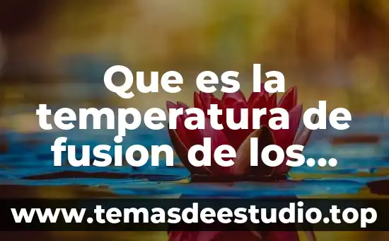 Qué es un nacional definición 7 Que es la temperatura de fusion de los plasticos definicion