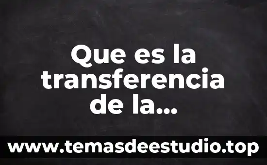 Que es la transferencia de la comunicacion