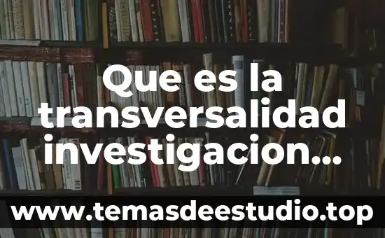 Qué es una hipótesis en investigación de mercados 4 Que es la transversalidad investigacion de mercados
