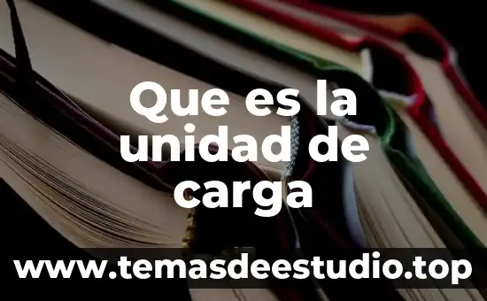 Que es una carga muerta en arquitectura 7 Que es la unidad de carga