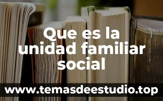 Ser social y sociedad que es ser ético 7 Que es la unidad familiar social