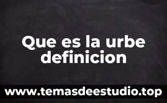 Qué es un huerto escolar definición 7 Que es la urbe definicion