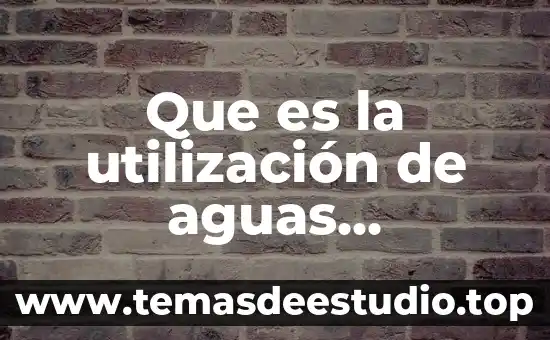 Que es v.c.m en el embarazo que significa 4 Que es la utilización de aguas residuales