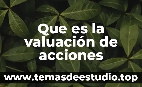 Que es costo puro 5 Que es la valuaci贸n de acciones