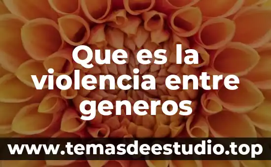 Que es prevención de la violencia contra la mujer 4 Que es la violencia entre generos