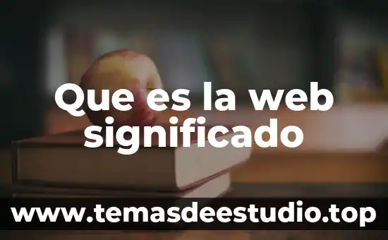 Que es un esquema descriptivo significado 6 Que es la web significado