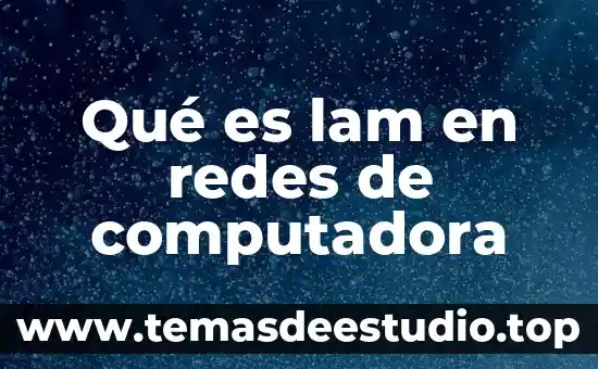 Qué es lam en redes de computadora