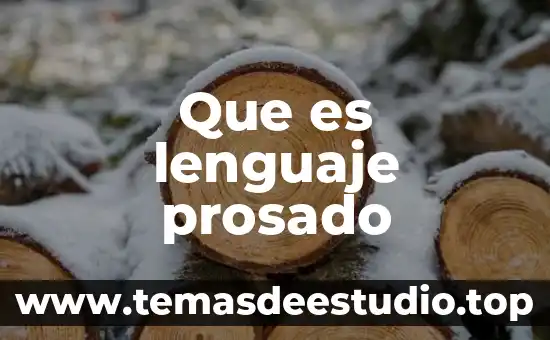 Que es ritmo en el lenguaje poetico 6 Que es lenguaje prosado