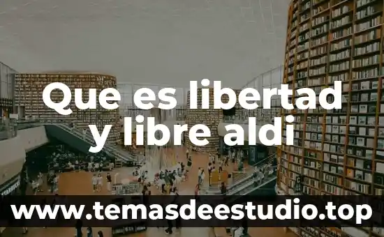 Que es libertad y libre aldi