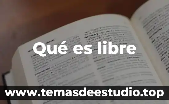 Qué es libre