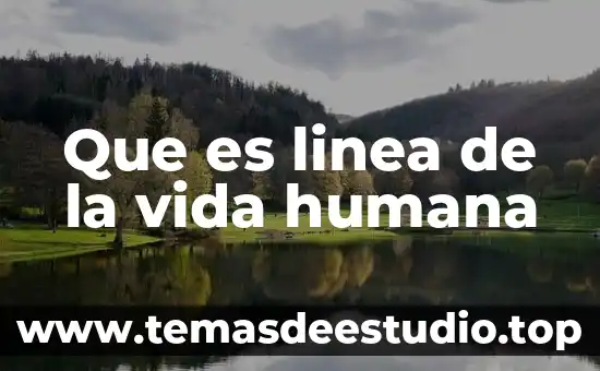 Significado de que es la naturaleza humana 5 Que es linea de la vida humana