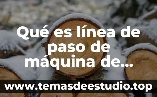 Qué es línea de paso de máquina de colada continua