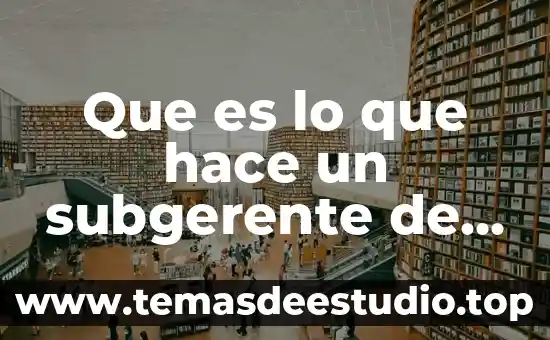 Que es historia y a través de que se hace 5 Que es lo que hace un subgerente de recepcionista publico