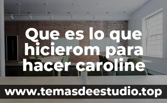 Qué es la obligación de hacer y no hacer 3 Que es lo que hicierom para hacer caroline
