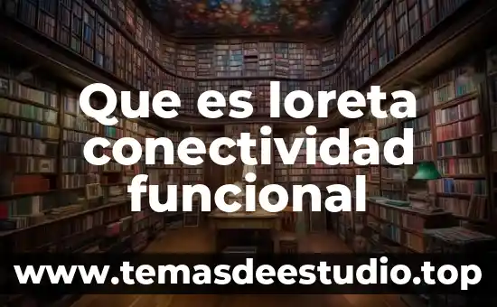 Qué es una forma funcional en econometría 6 Que es loreta conectividad funcional