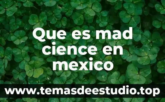 Que es justicia segun mexico 8 Que es mad cience en mexico