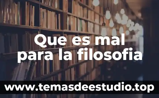 Qué es un logo en filosofía 7 Que es mal para la filosofia