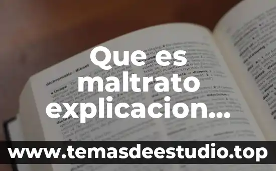 El maltrato animal que es 6 Que es maltrato explicacion para niños